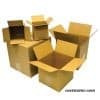 Brown Kraft Shallow Square Gift Box Paper Bravura White Corrugated Boxes