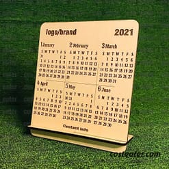 Wooden Desk Calendar 2023