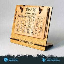 New Year Wooden Desk Calendar