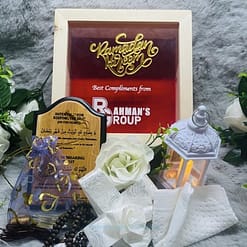 Ramadan Wooden Acrylic Gift Box for Employees, Collegues and others.