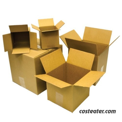 Cardboard Brown Corrugated Paper Packaging Boxes, For Ecommerce, Pharmaceutical,Office etc