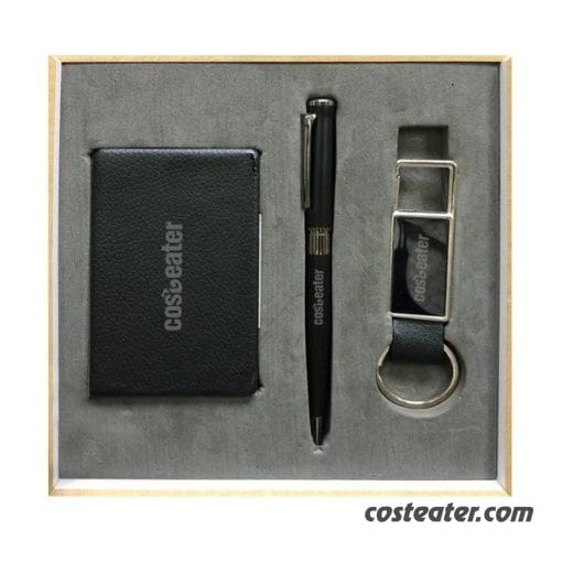 Corporate Combo Gift Package (Card Holder, Pen, Metal Keyring)