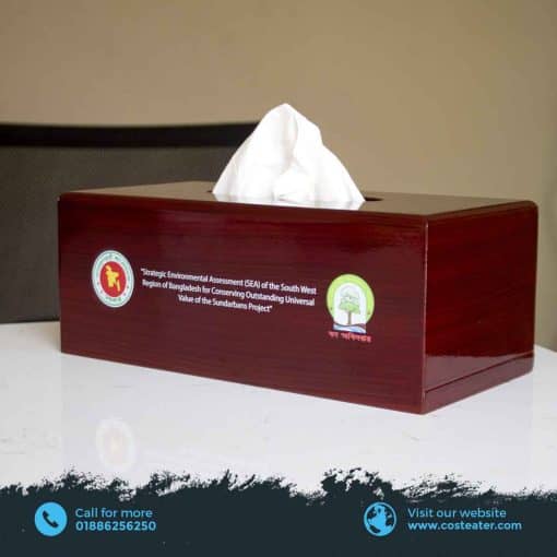 Fiber Material Facial Tissue Box – Eligent Organiser of Tissues for Everyday Use