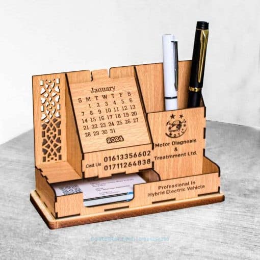 Organize Your Desk in Style with Costeater’s Wooden Desk Organizer!