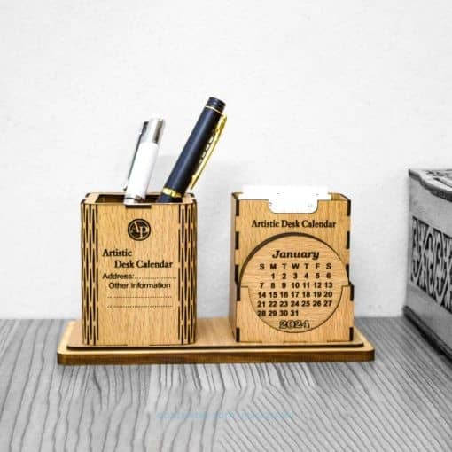 Costeater Wooden Desk Organizer – Functional Elegance for Your Workspace!