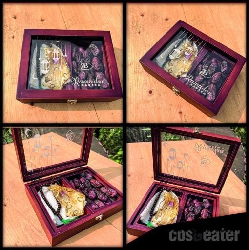 Ramadan Gift Box R017 – Make Your Celebration Special with Our Wooden Gift Box